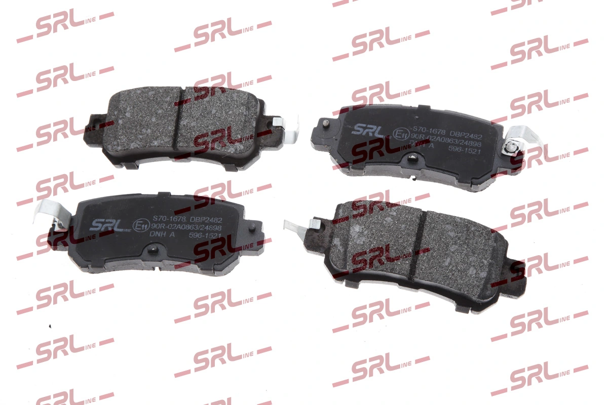 Brake Pad Set, disc brake S70-1678