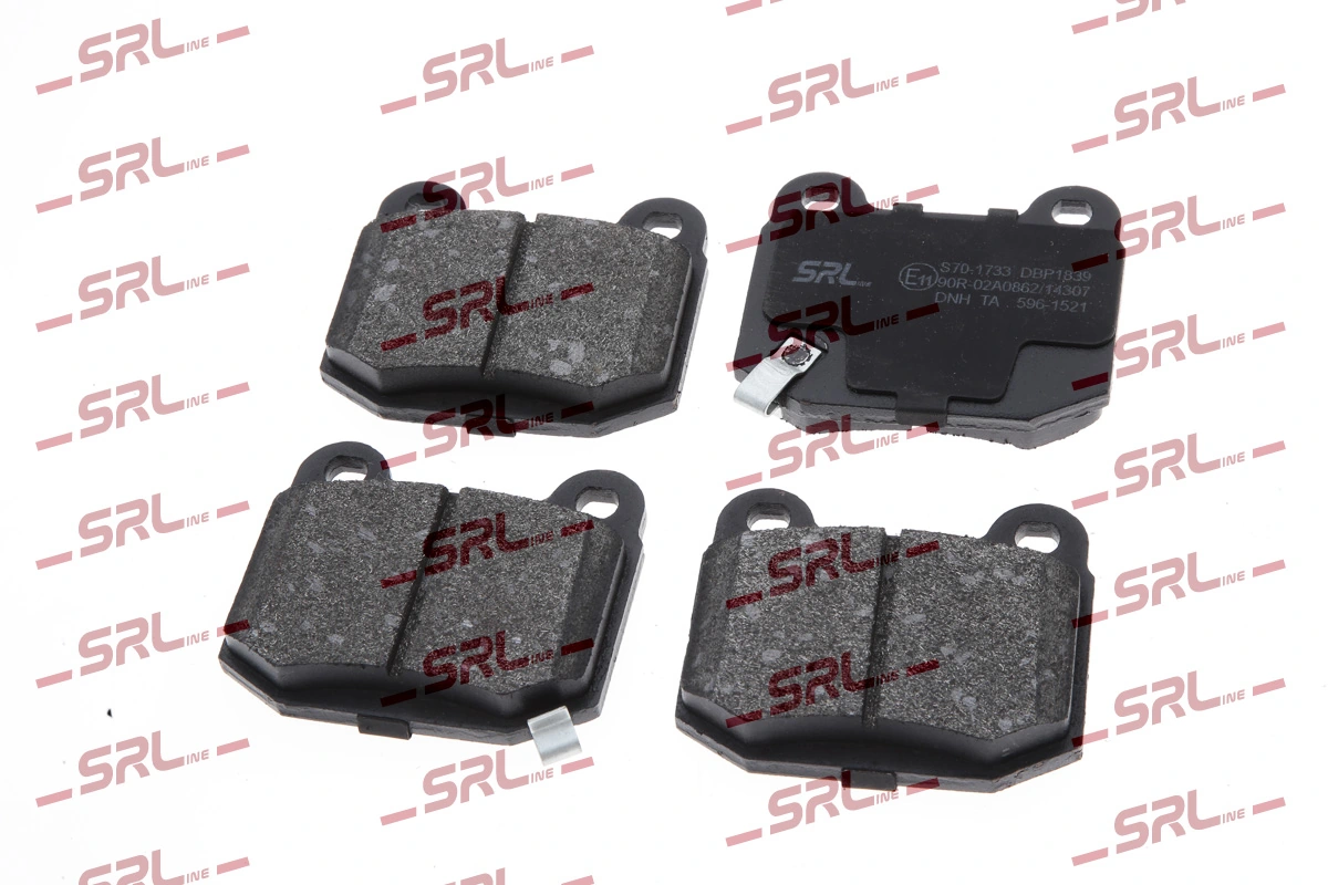 Brake Pad Set, disc brake S70-1733