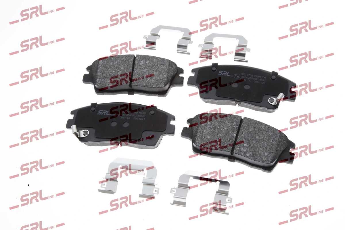 Brake Pad Set, disc brake S70-0728
