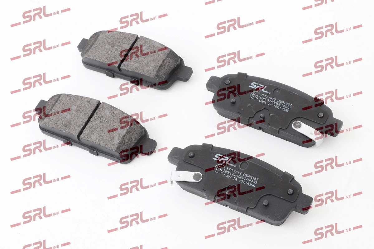 Brake Pad Set, disc brake S70-1612