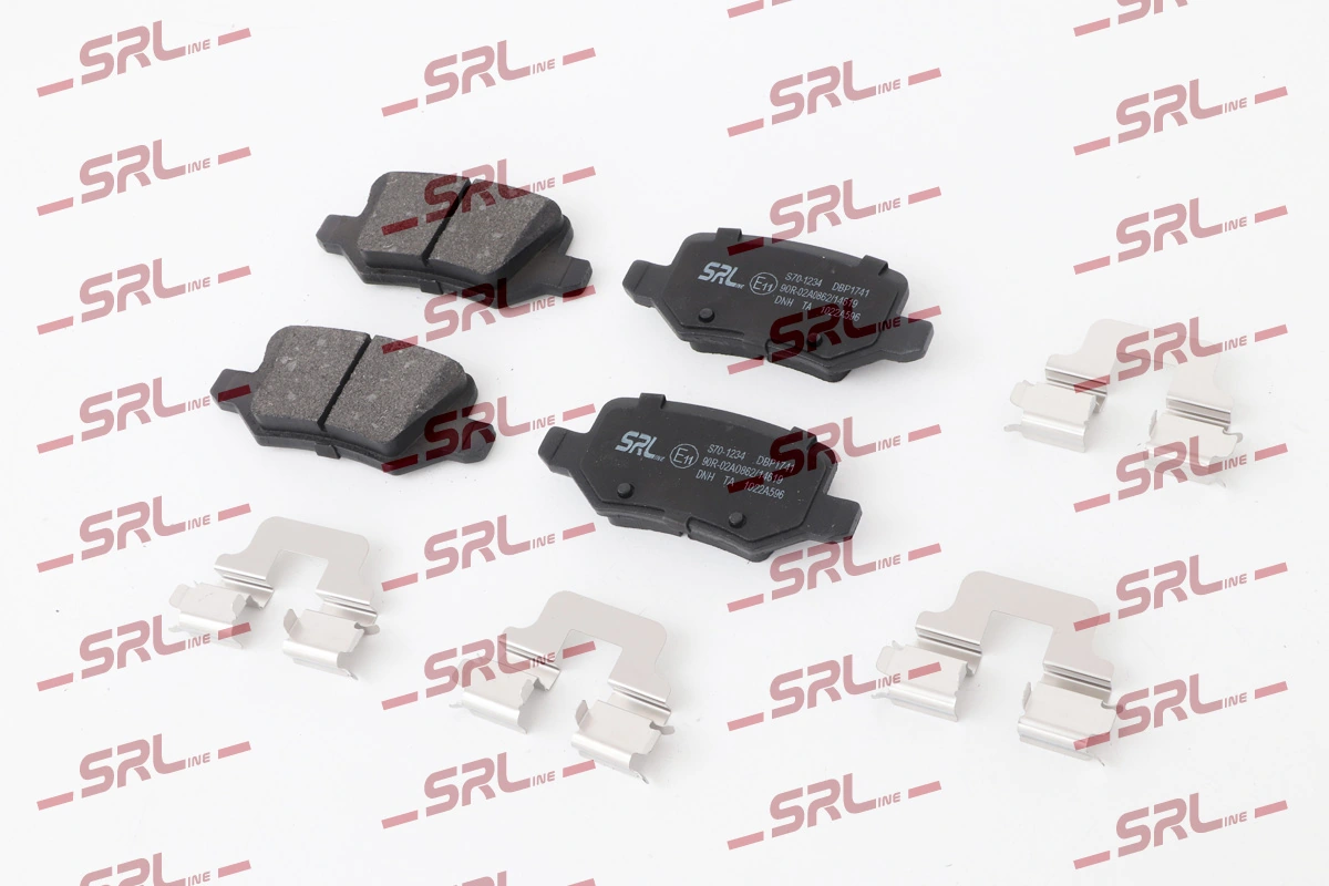 Brake Pad Set, disc brake S70-1234