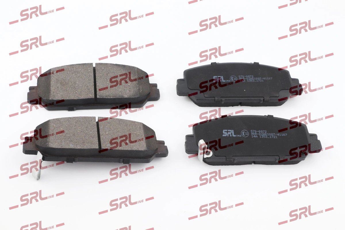 Brake Pad Set, disc brake S70-0872