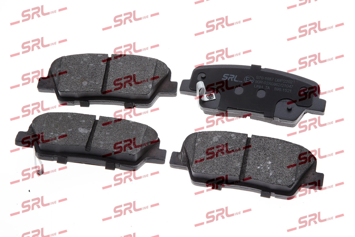 Brake Pad Set, disc brake S70-1687