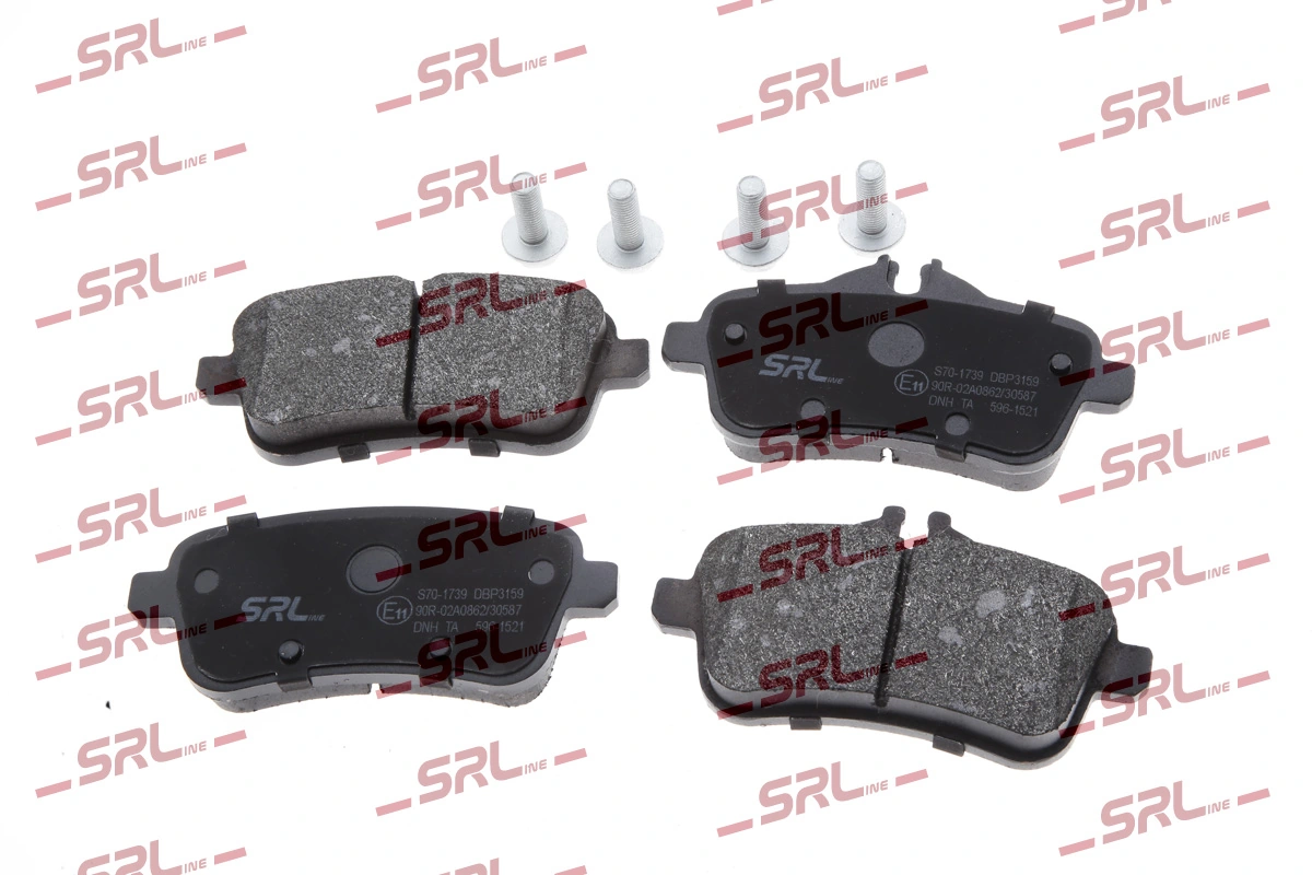 Brake Pad Set, disc brake S70-1739