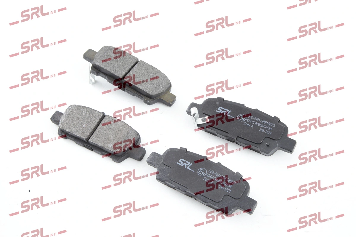Brake Pad Set, disc brake S70-1691