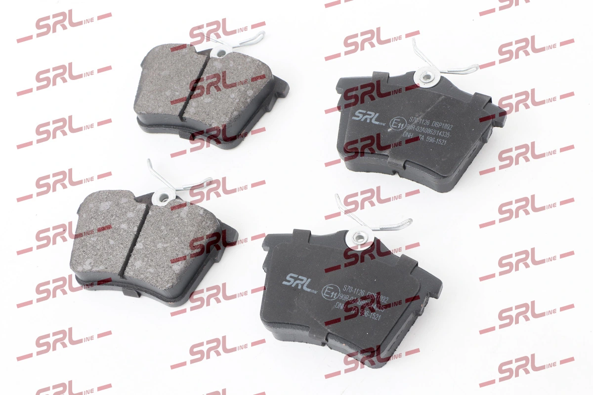 Brake Pad Set, disc brake S70-1126
