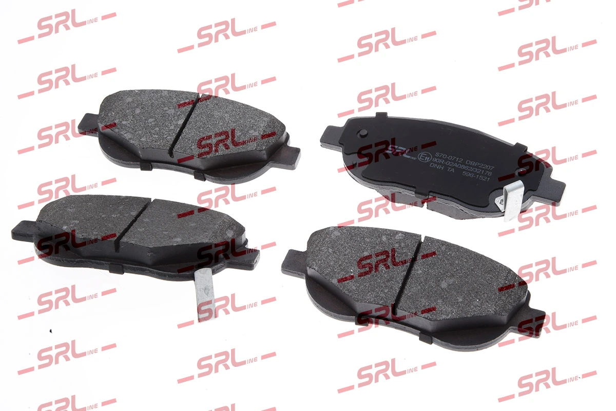 Brake Pad Set, disc brake S70-0712