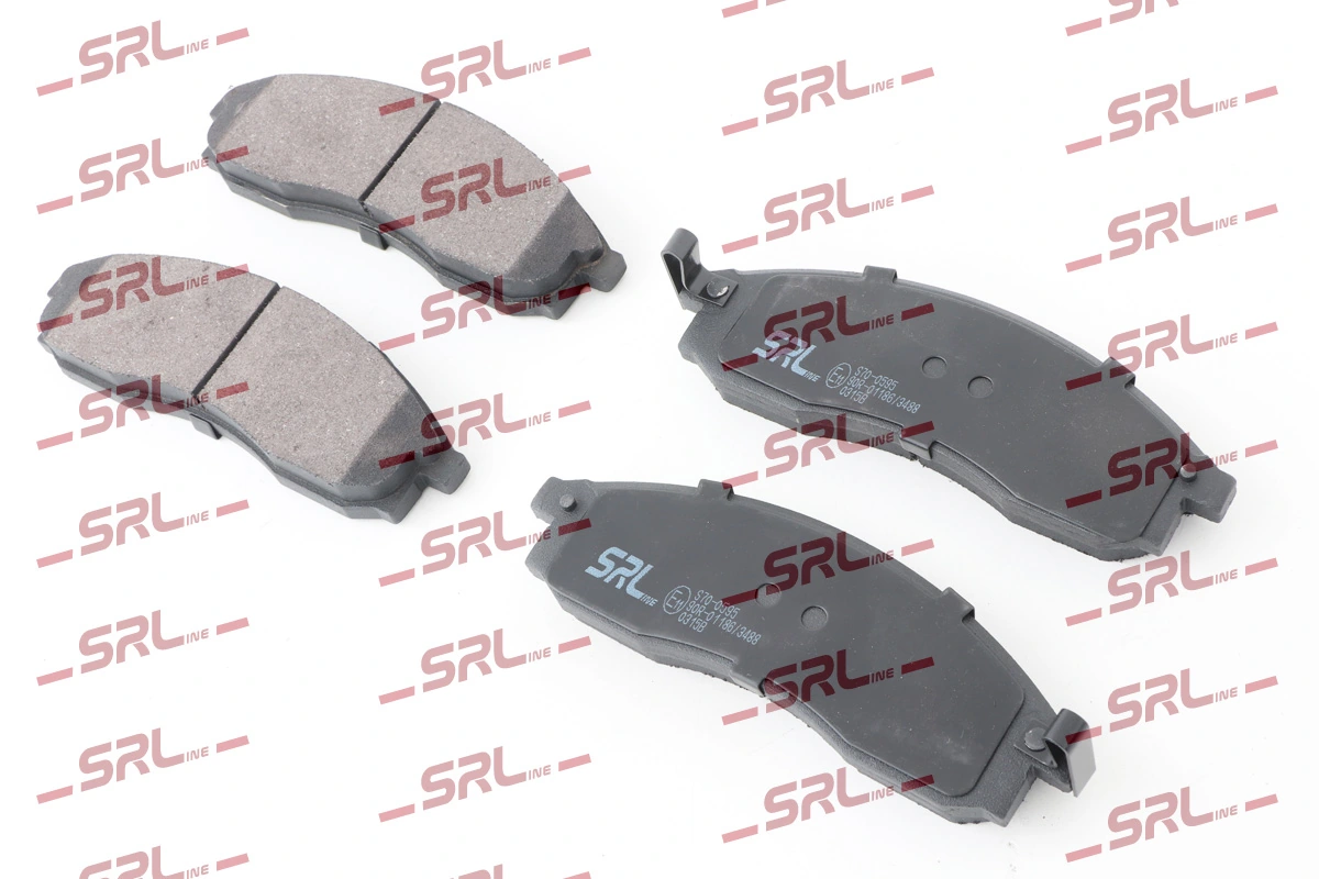 Brake Pad Set, disc brake S70-0595
