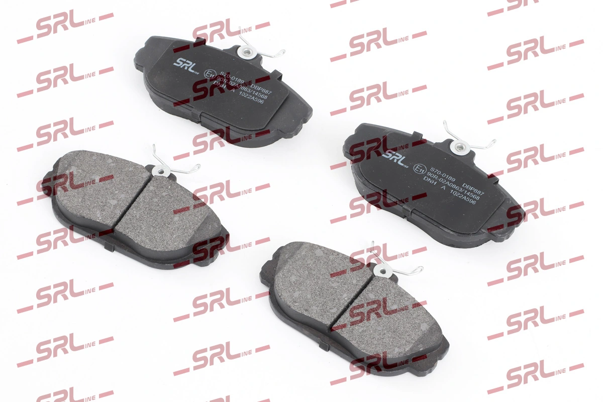Brake Pad Set, disc brake S70-0189