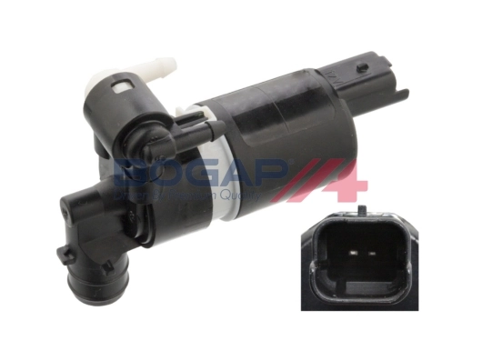 Washer Fluid Pump, window cleaning BOGAP Premium P5520106