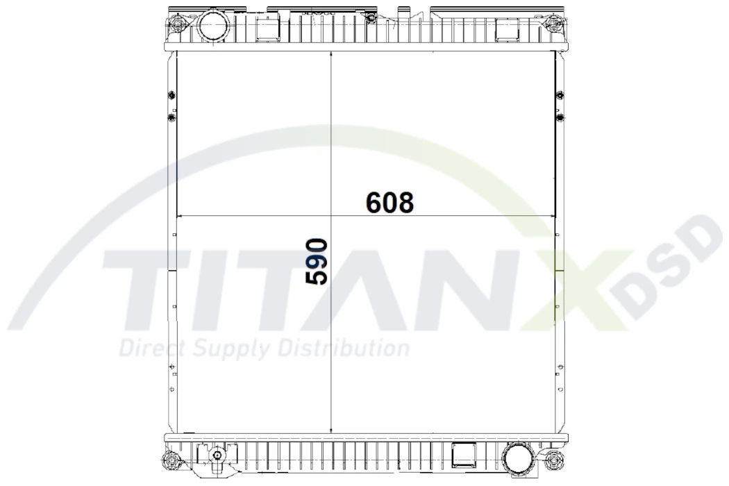 Radiator, engine cooling RX139016