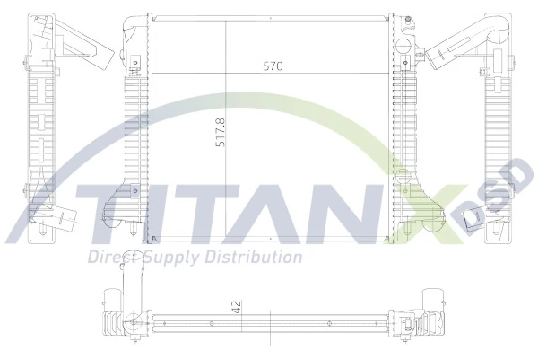 Radiator, engine cooling RX119005