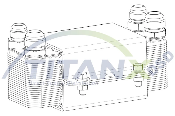 Oil Cooler, engine oil OX509007