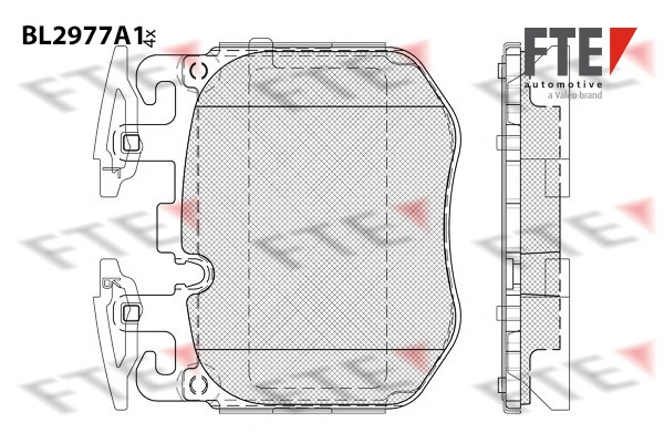 Brake Pad Set, disc brake 9011223