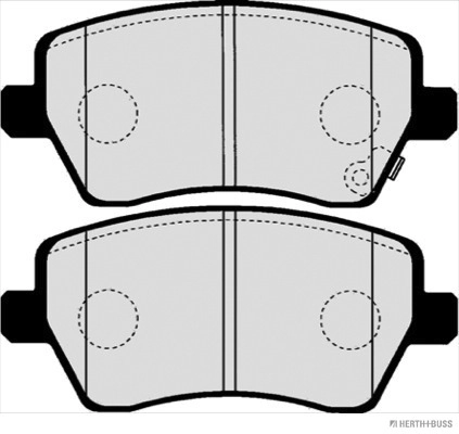 Brake Pad Set, disc brake J3608025