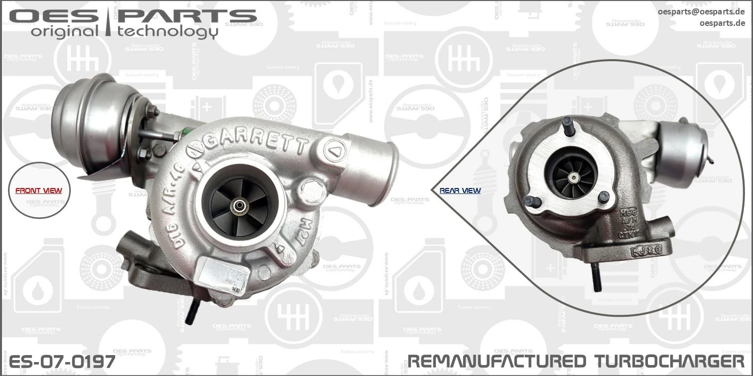 Charger, charging (supercharged/turbocharged) Product line OES-PARTS ES-07-0197
