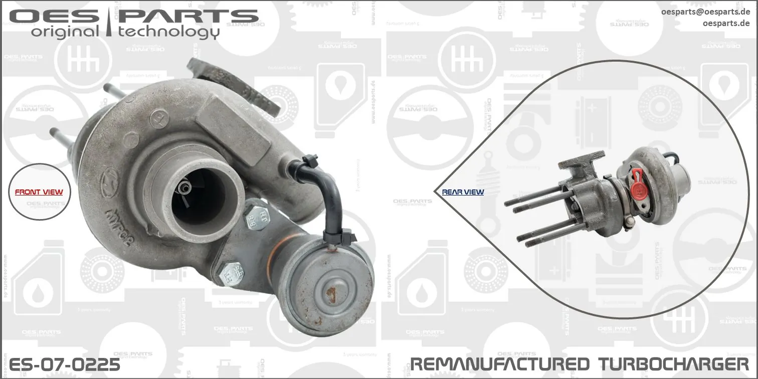 Charger, charging (supercharged/turbocharged) Product line OES-PARTS ES-07-0225