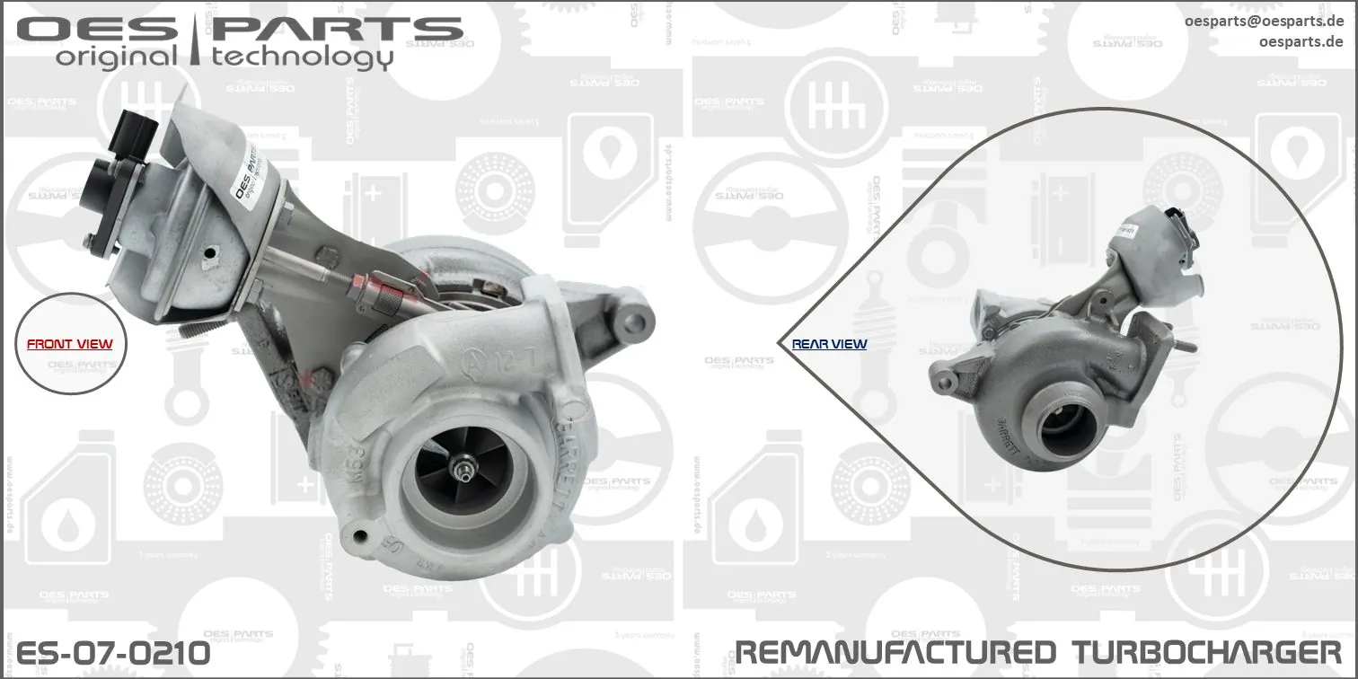Charger, charging (supercharged/turbocharged) Product line OES-PARTS ES-07-0210