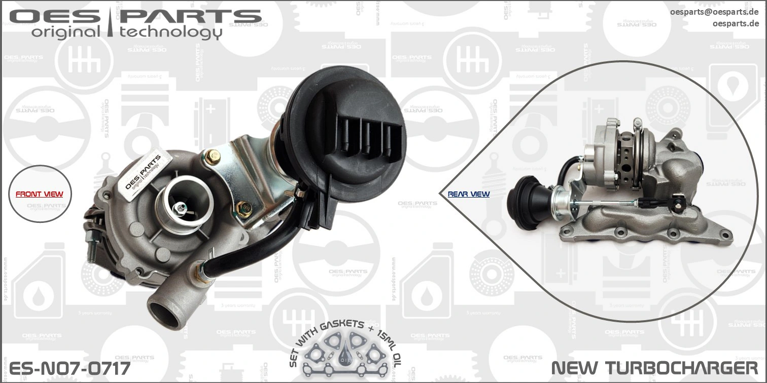Charger, charging (supercharged/turbocharged) Product line OES-PARTS ES-N07-0717
