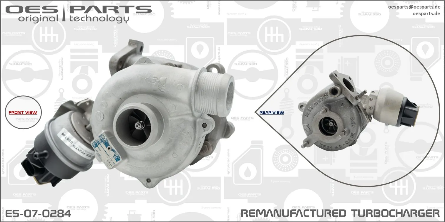 Charger, charging (supercharged/turbocharged) Product line OES-PARTS ES-07-0284