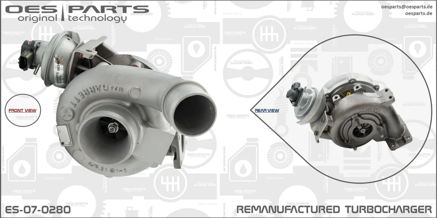 Charger, charging (supercharged/turbocharged) Product line OES-PARTS ES-07-0280