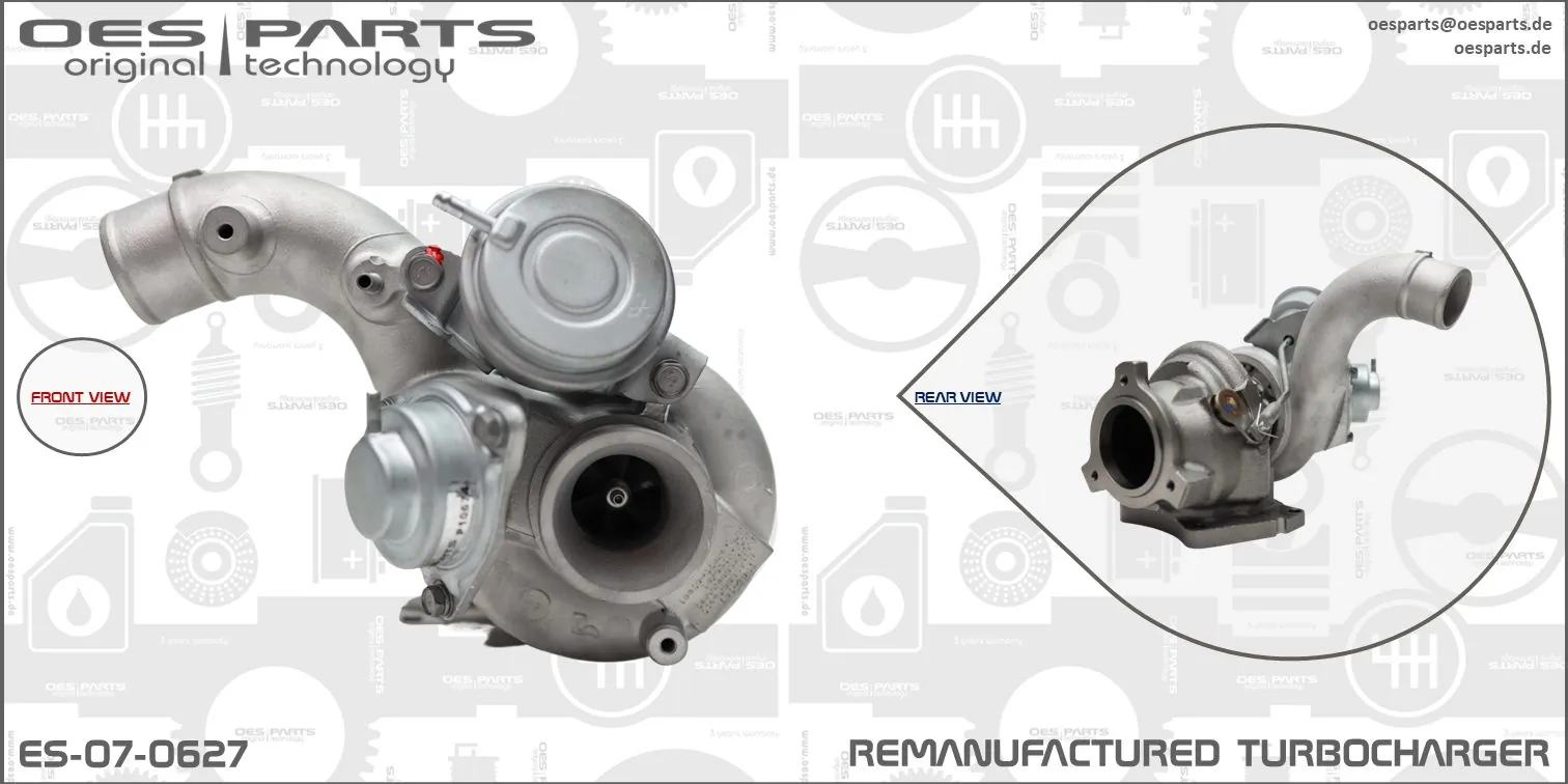 충전기, 충전 Product line OES-PARTS ES-07-0627