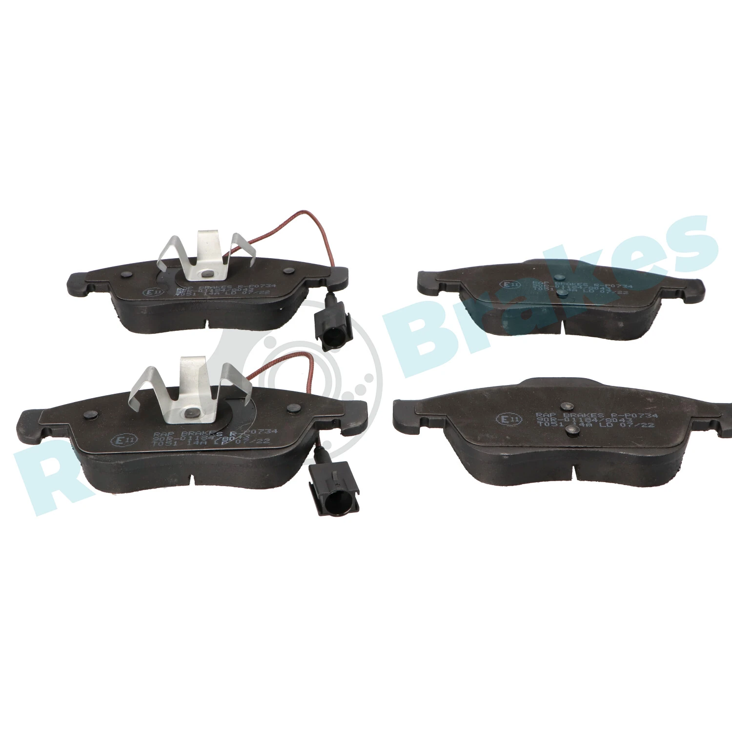 Brake Pad Set, disc brake R-P0734