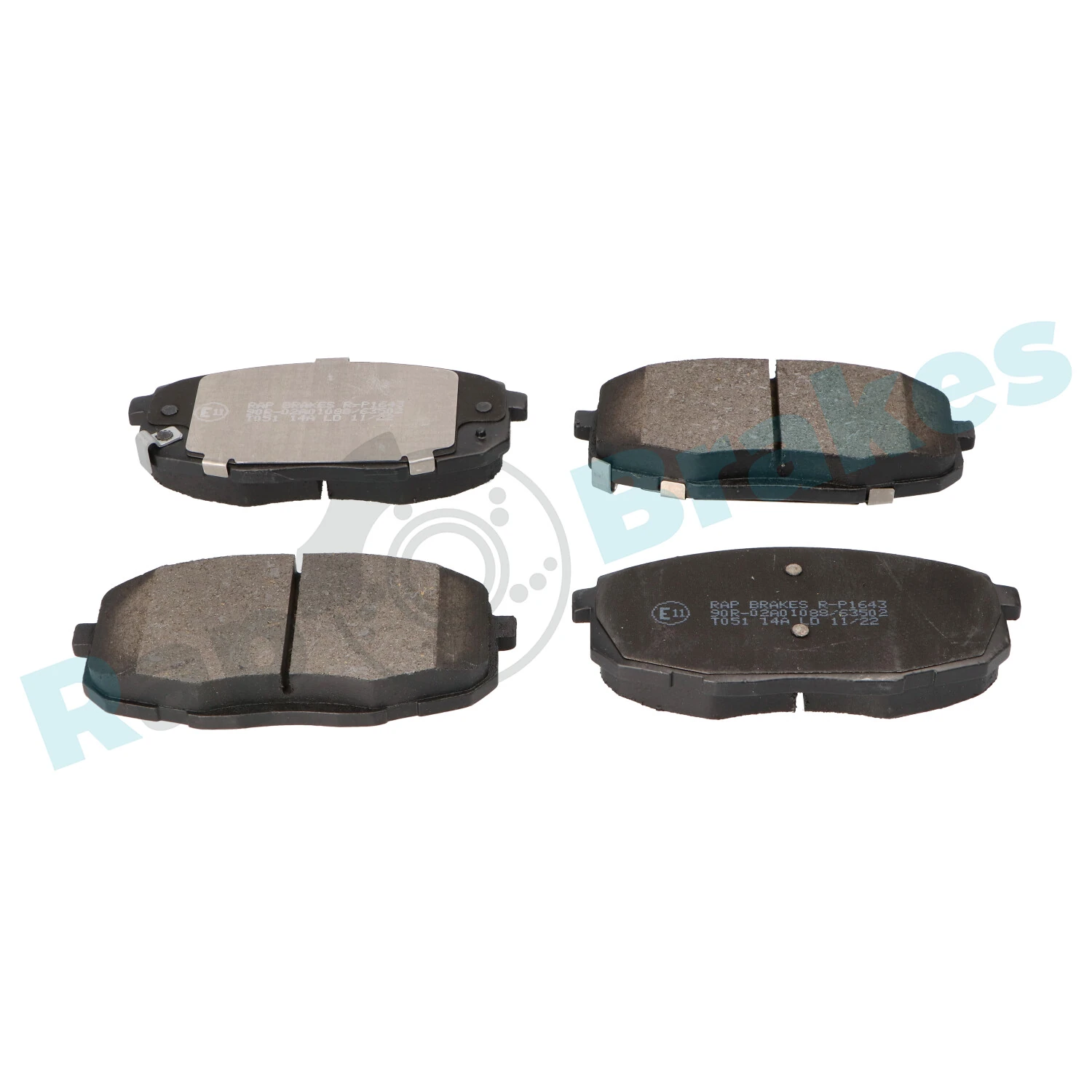 Brake Pad Set, disc brake R-P1643