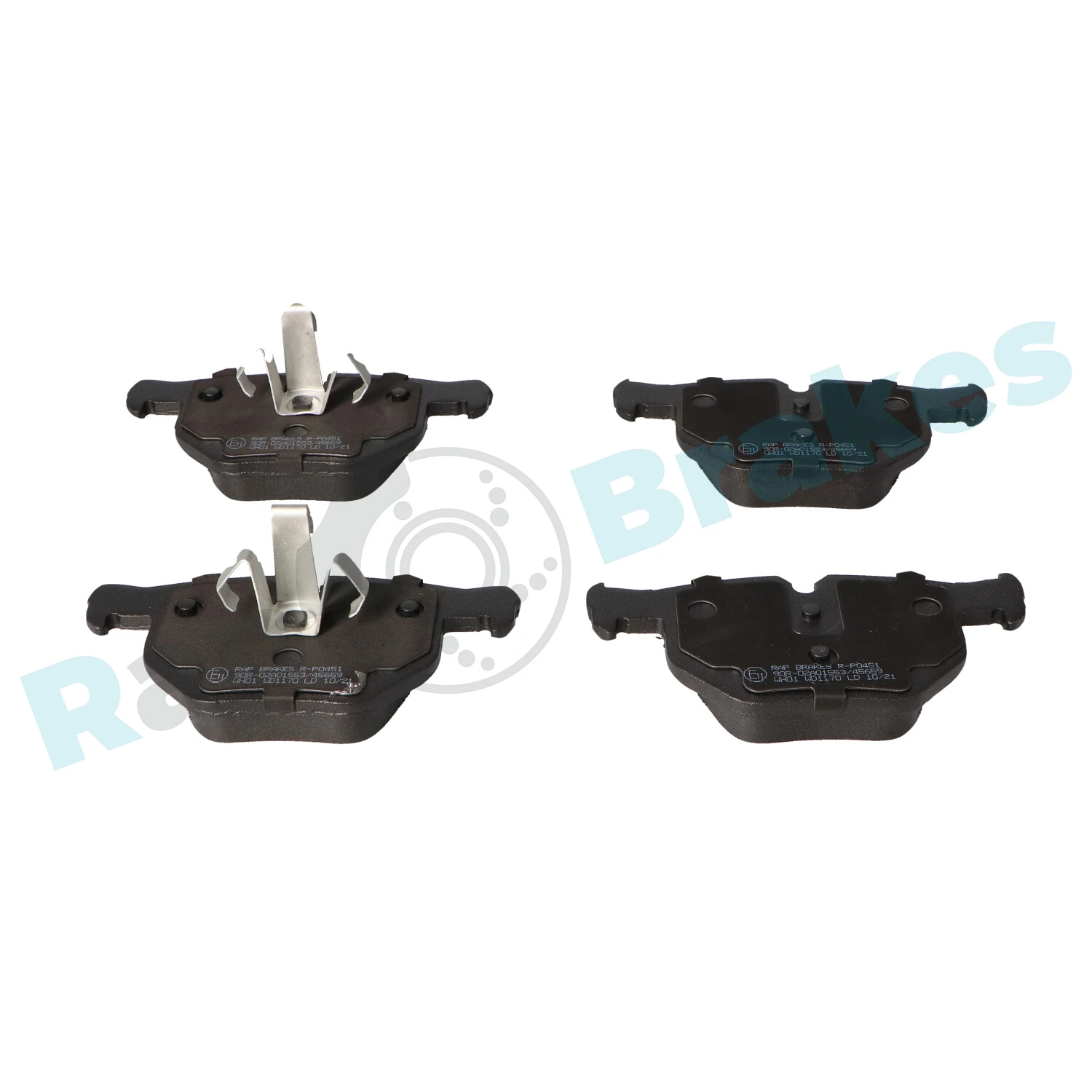 Brake Pad Set, disc brake R-P0451
