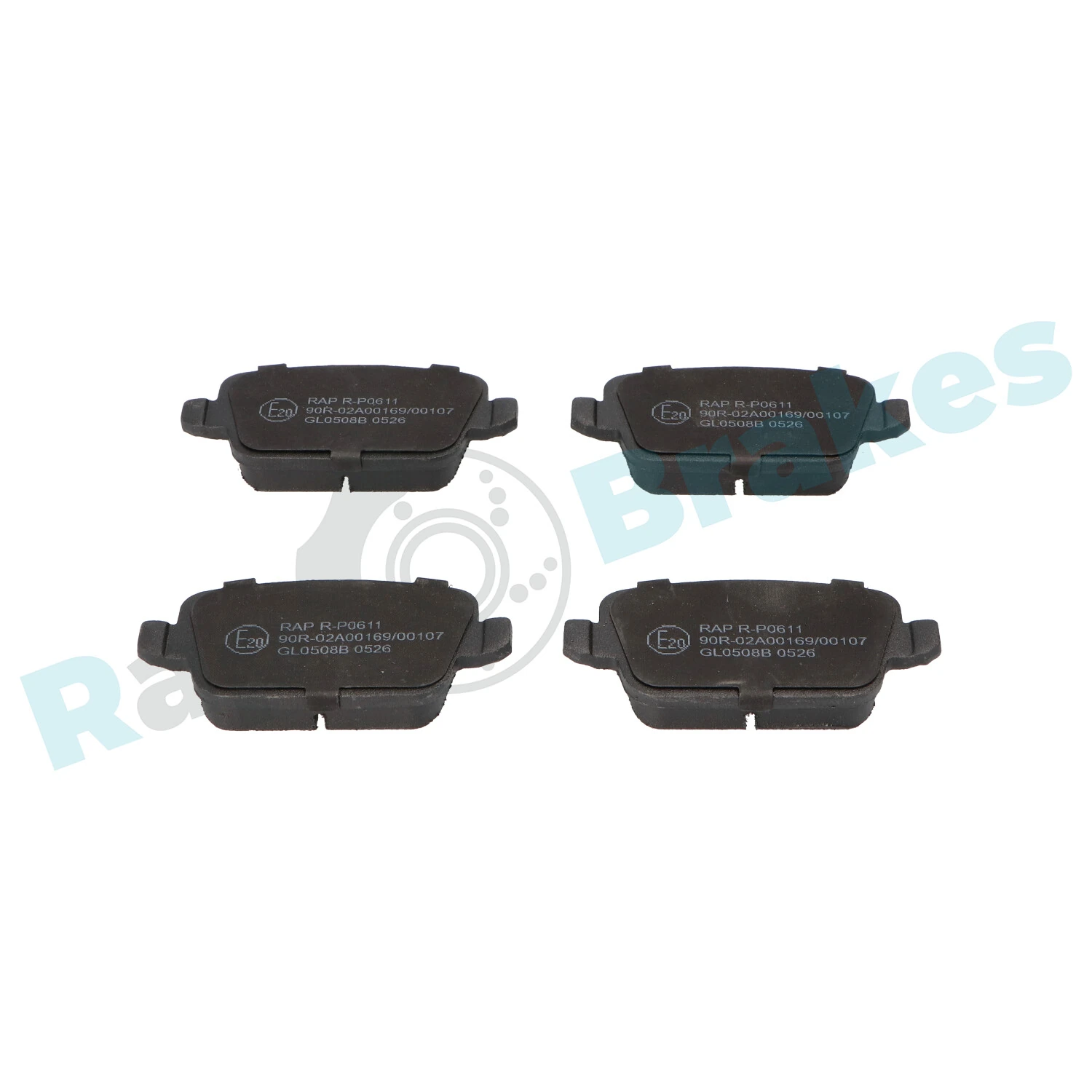 Brake Pad Set, disc brake R-P0611
