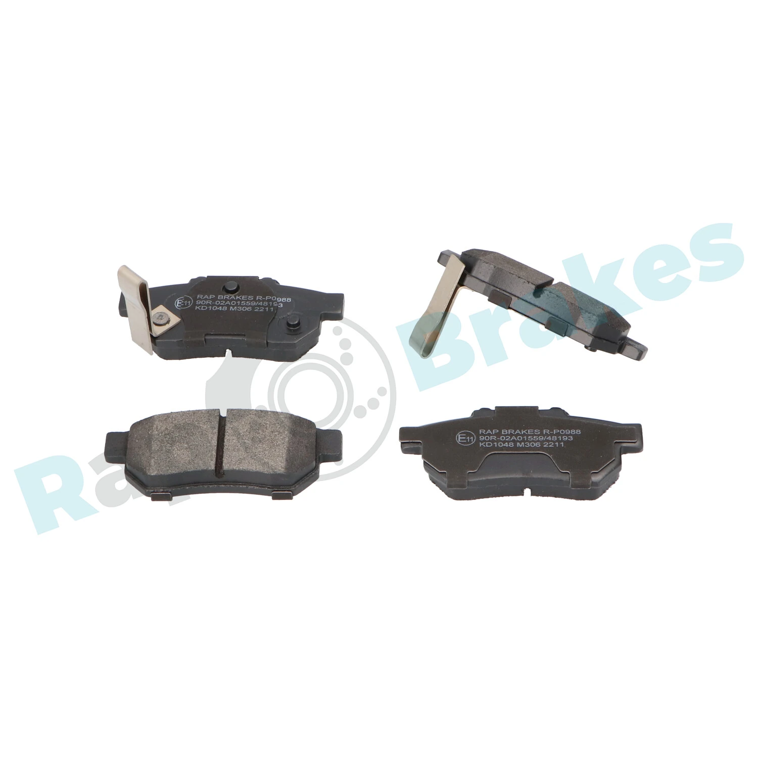 Brake Pad Set, disc brake R-P0988