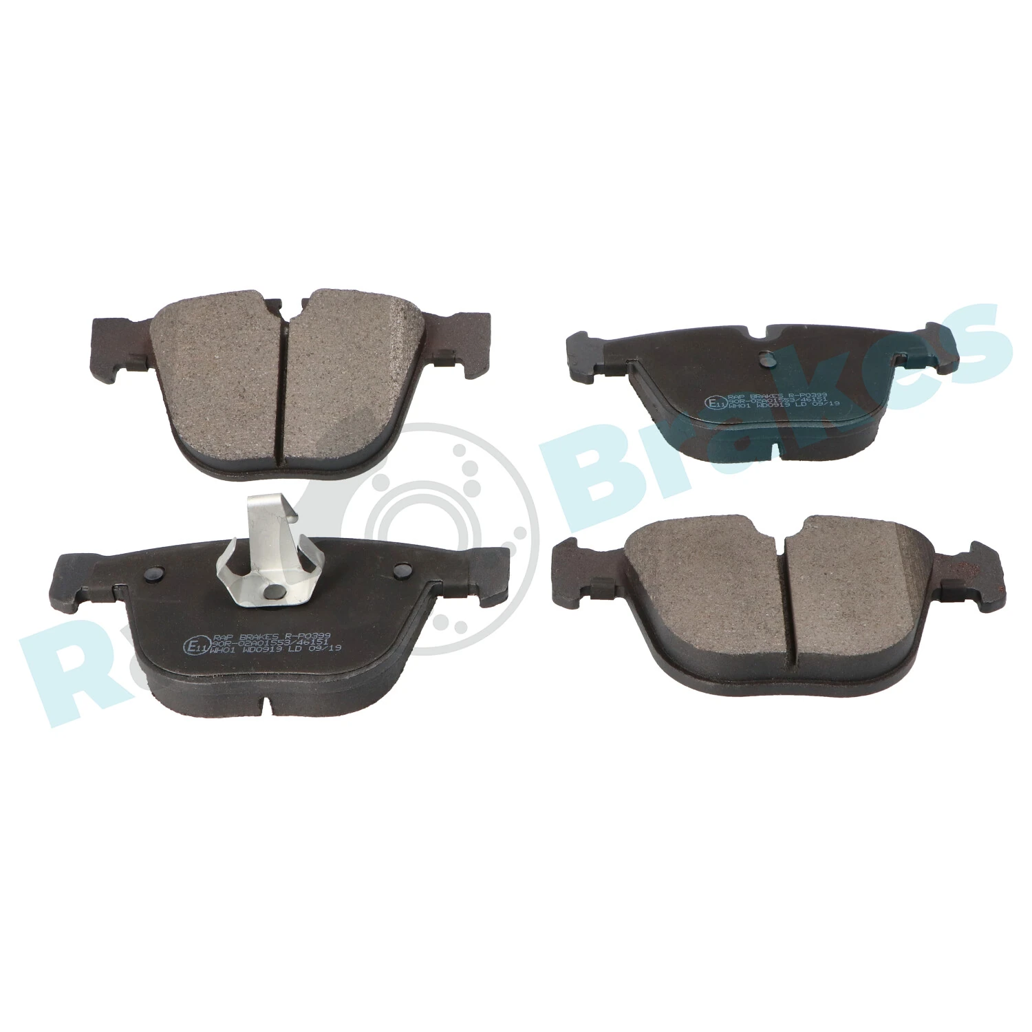 Brake Pad Set, disc brake R-P0399