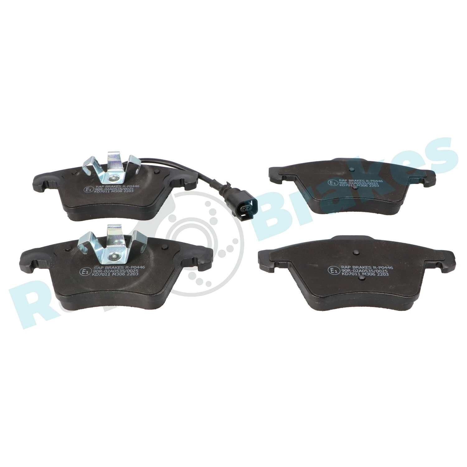 Brake Pad Set, disc brake R-P0446