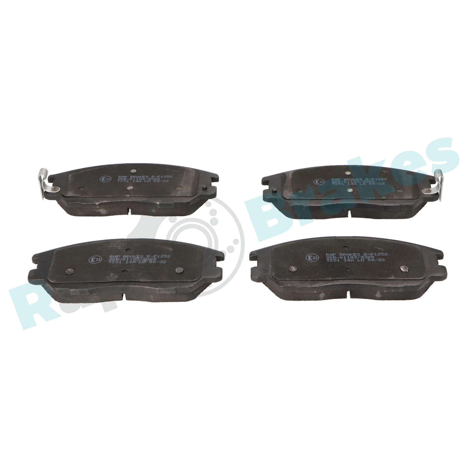 Brake Pad Set, disc brake R-P1252