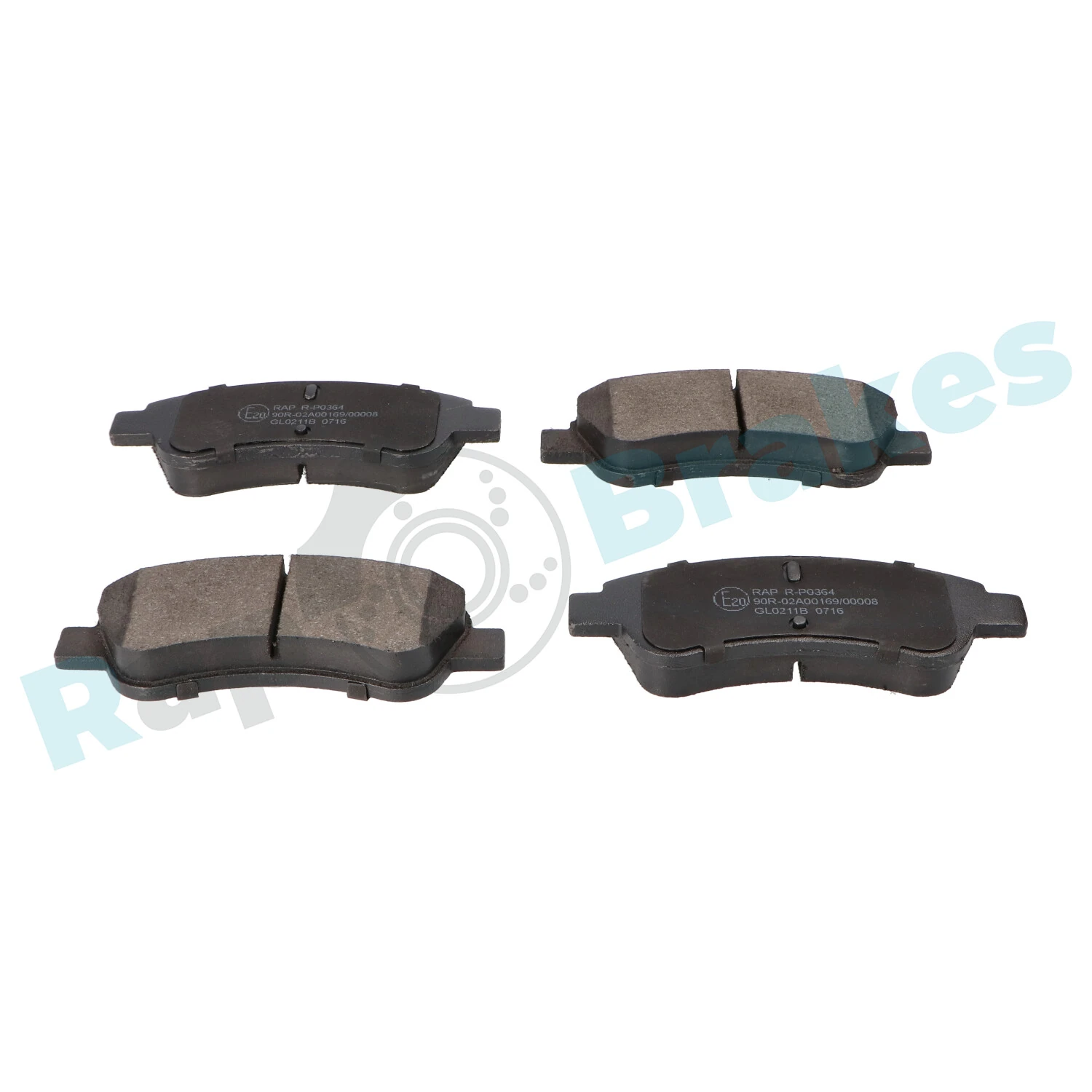 Brake Pad Set, disc brake R-P0364