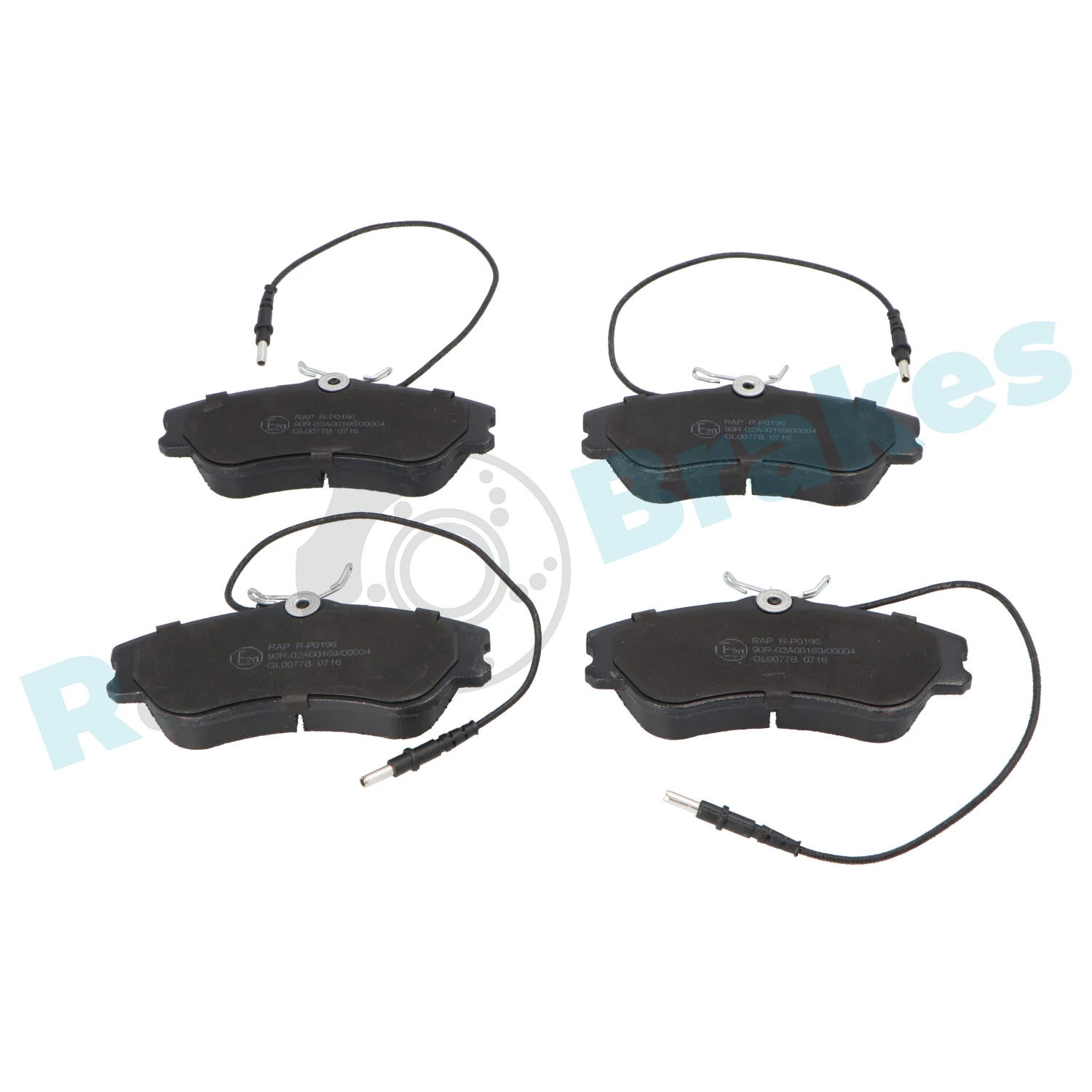 Brake Pad Set, disc brake R-P0196