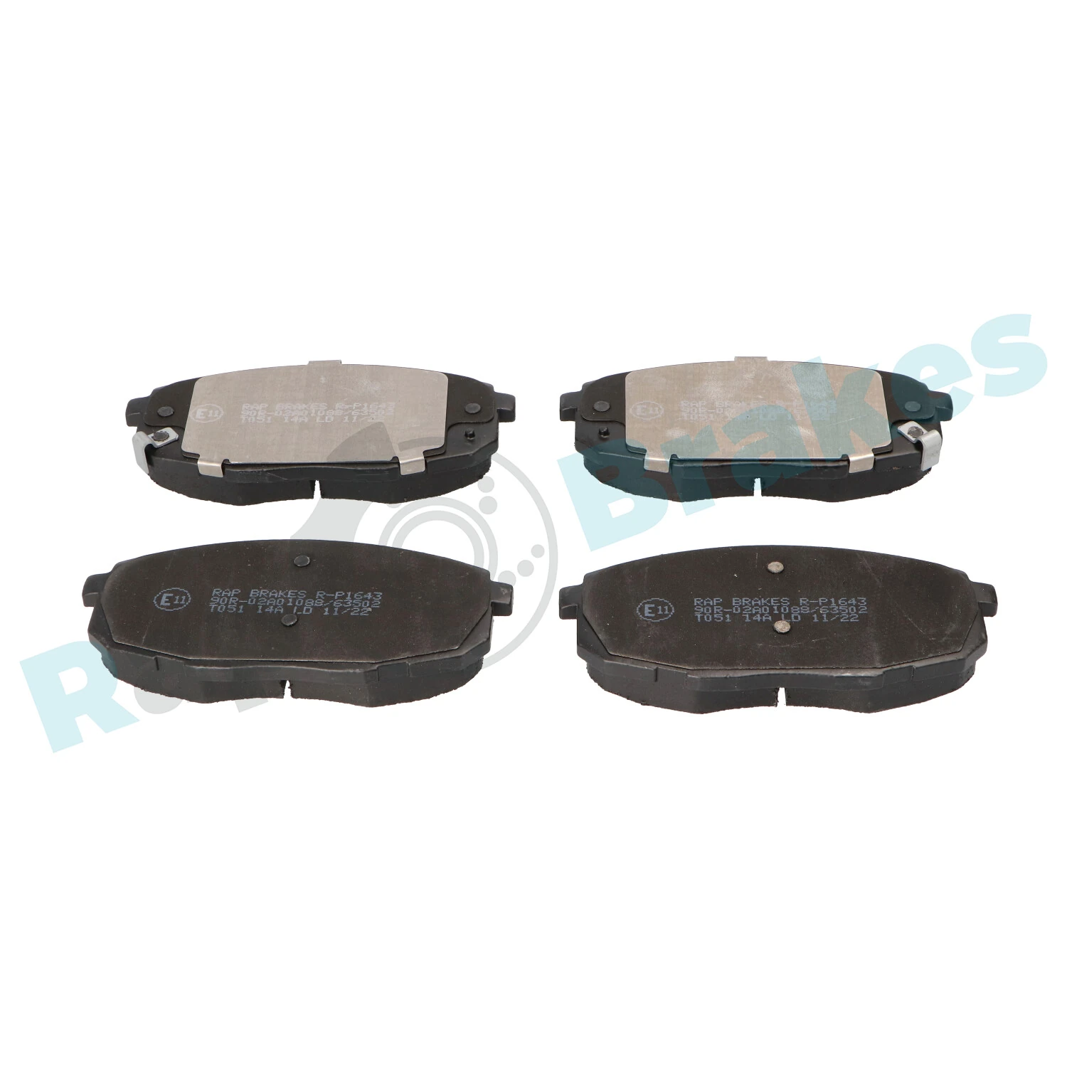 Brake Pad Set, disc brake R-P1643