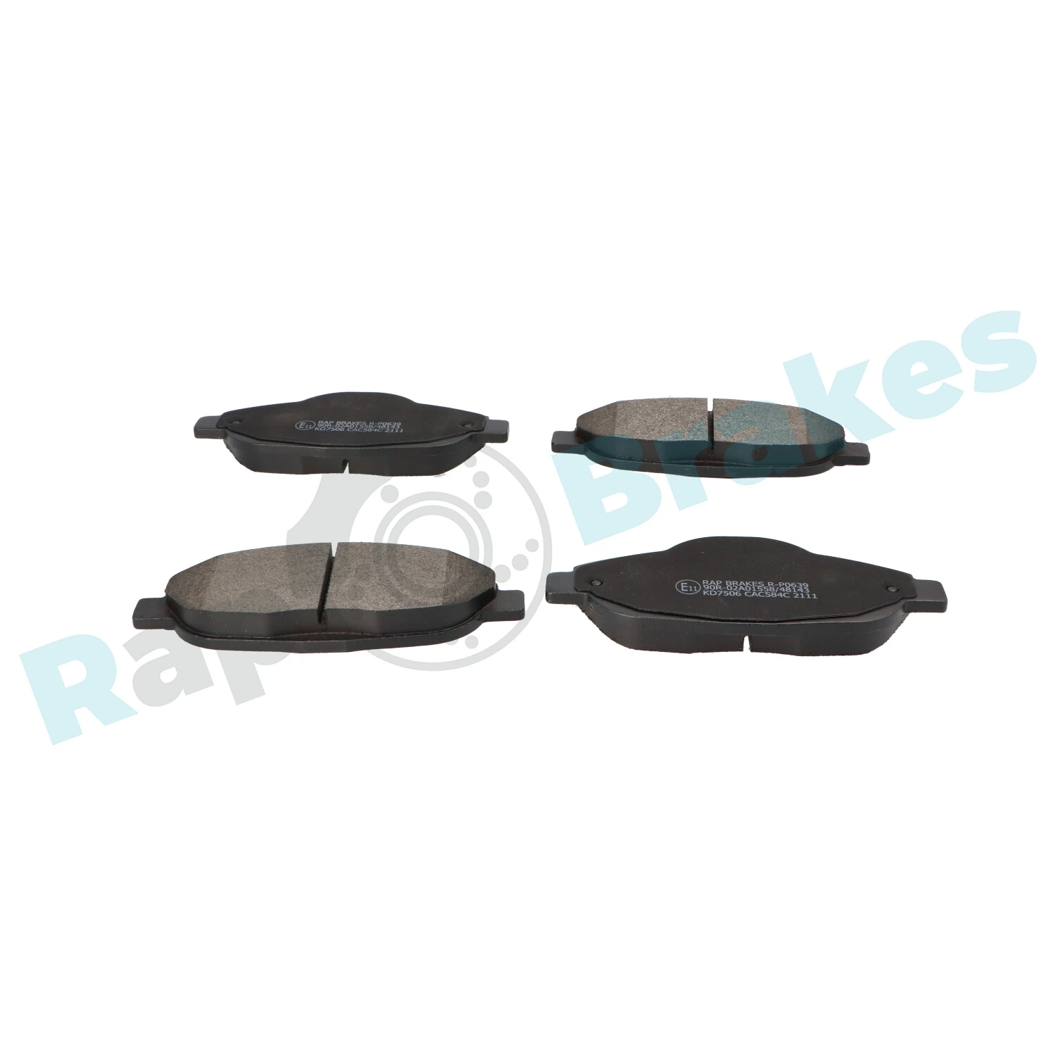 Brake Pad Set, disc brake R-P0639