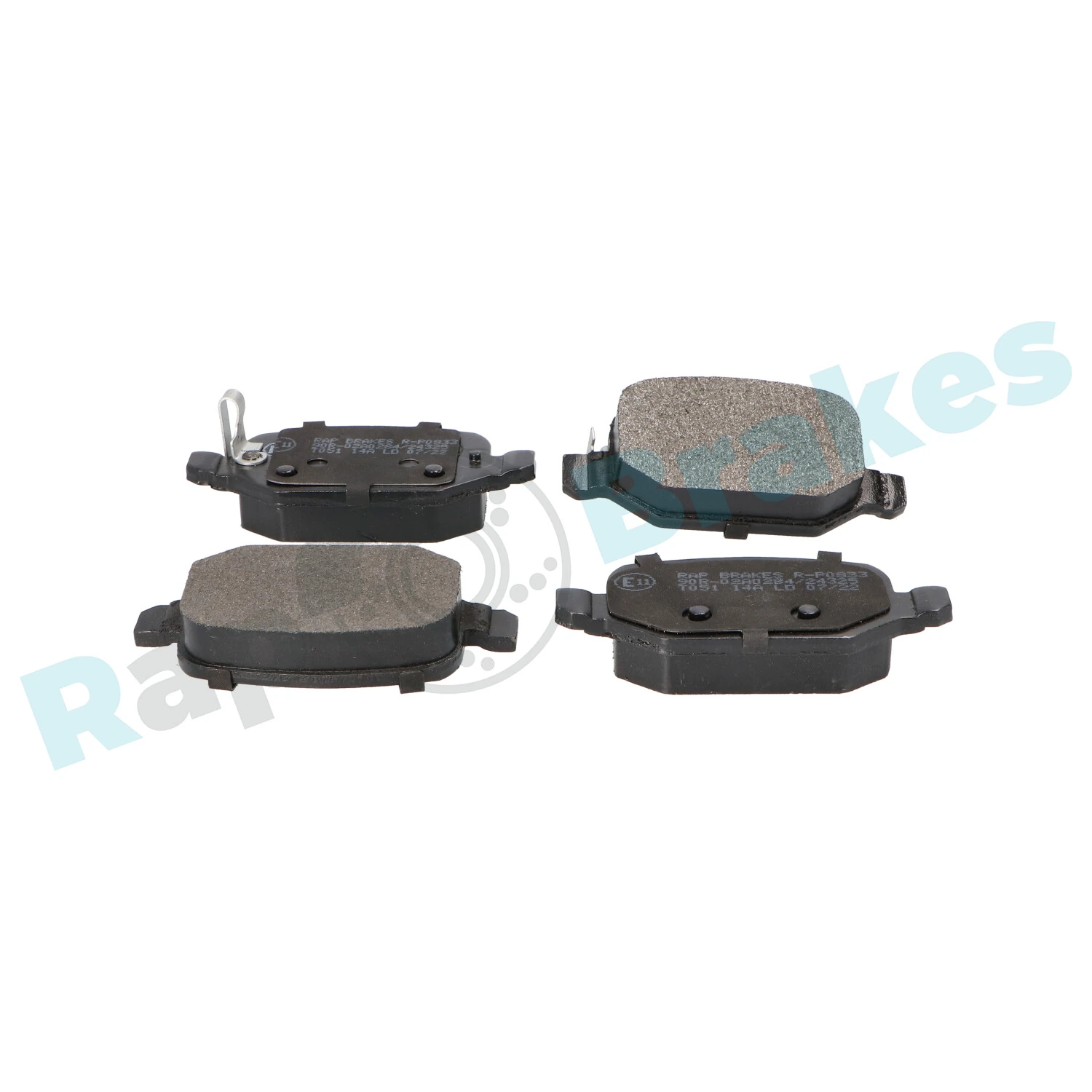 Brake Pad Set, disc brake R-P0833