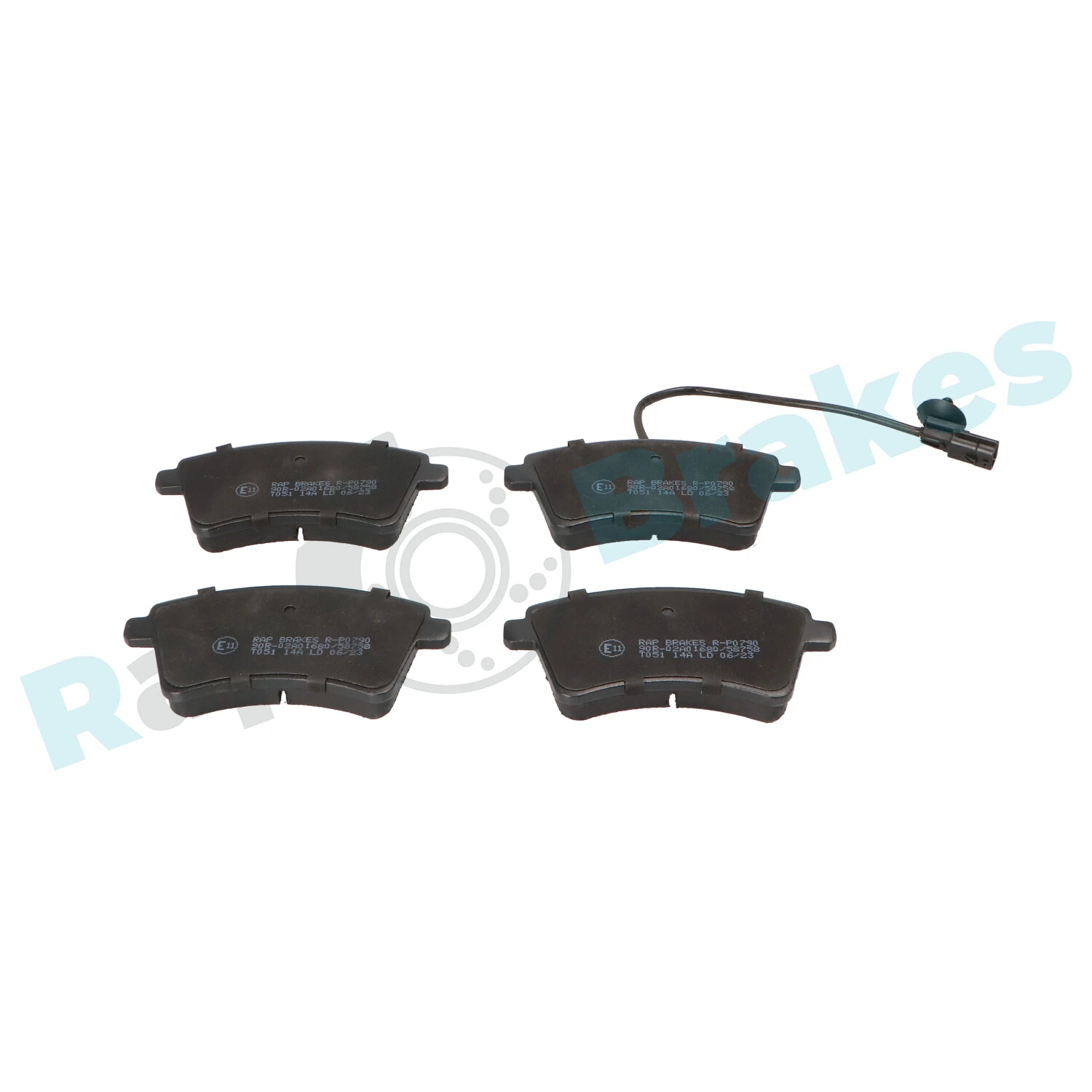 Brake Pad Set, disc brake R-P0790