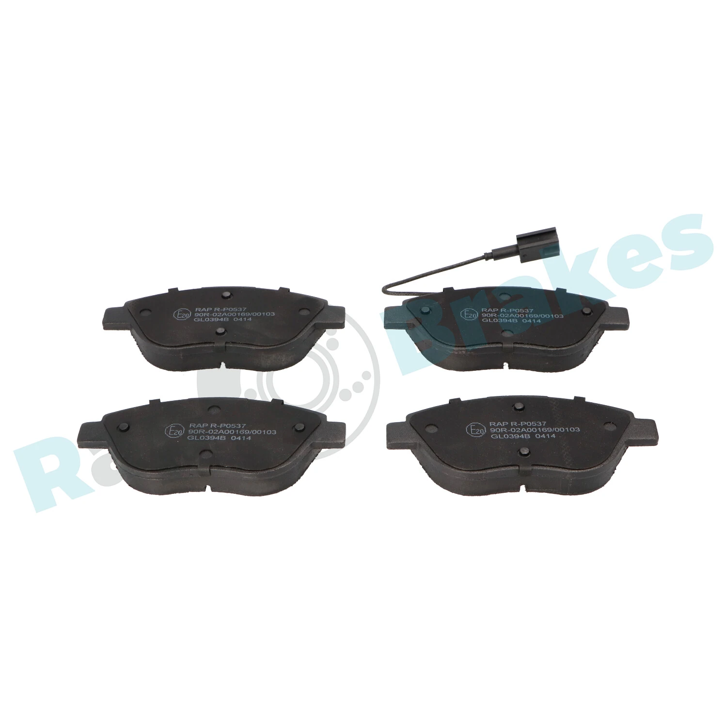 Brake Pad Set, disc brake R-P0537