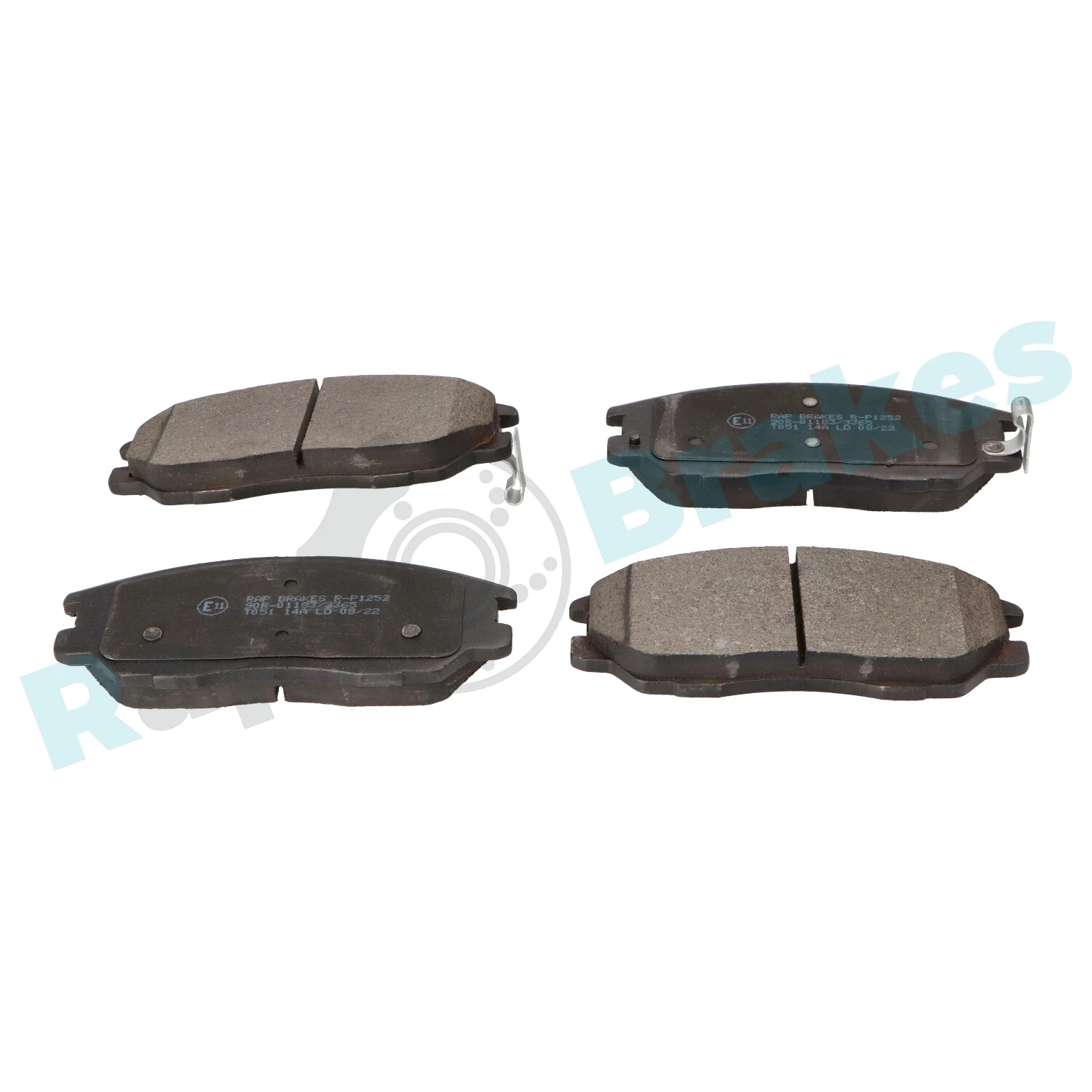 Brake Pad Set, disc brake R-P1252