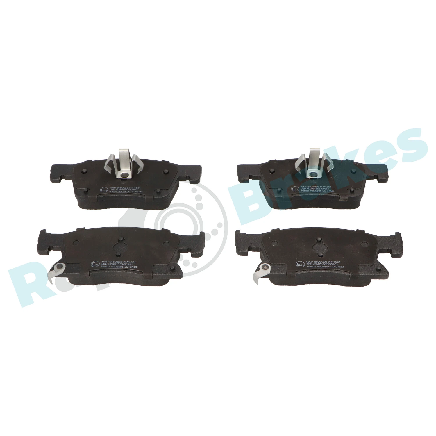 Brake Pad Set, disc brake R-P1531