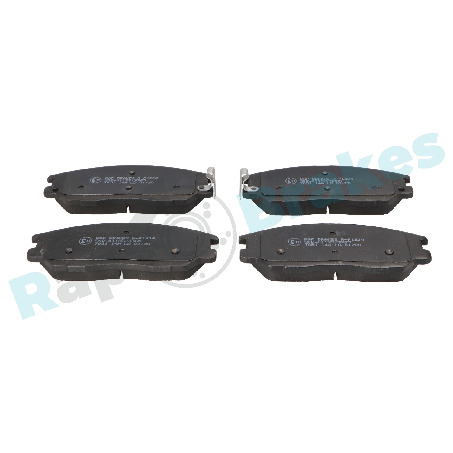 Brake Pad Set, disc brake R-P1204