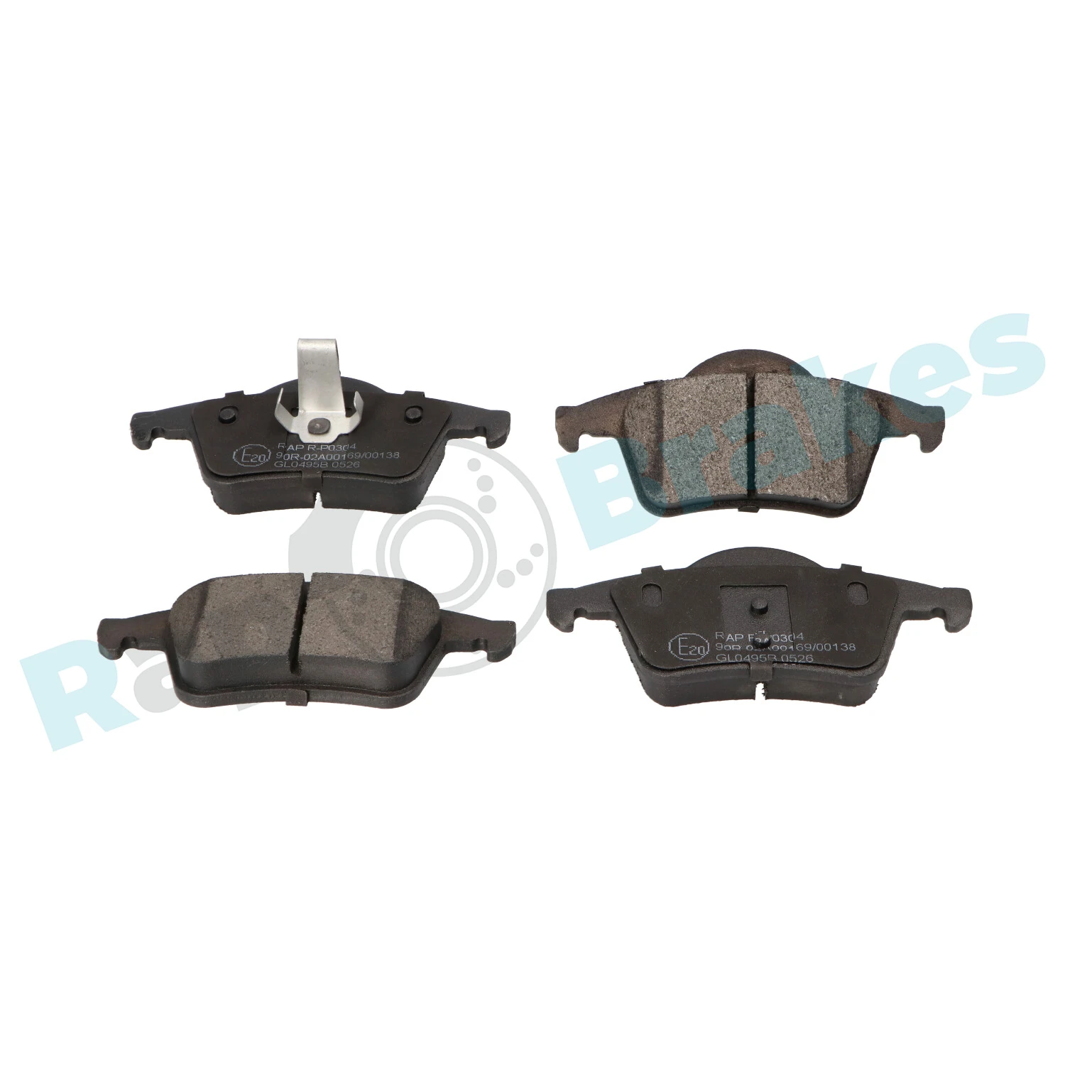 Brake Pad Set, disc brake R-P0304
