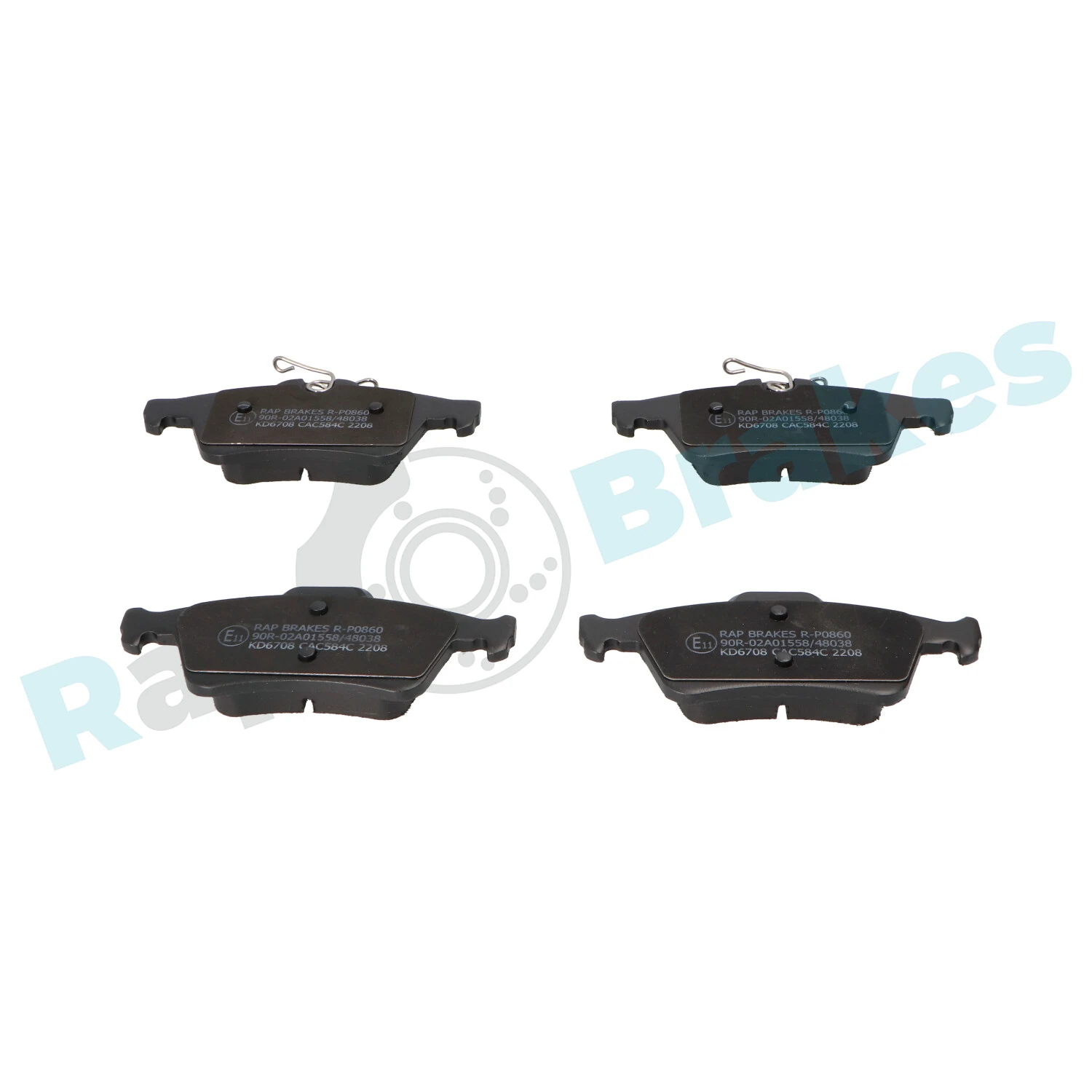 Brake Pad Set, disc brake R-P0860