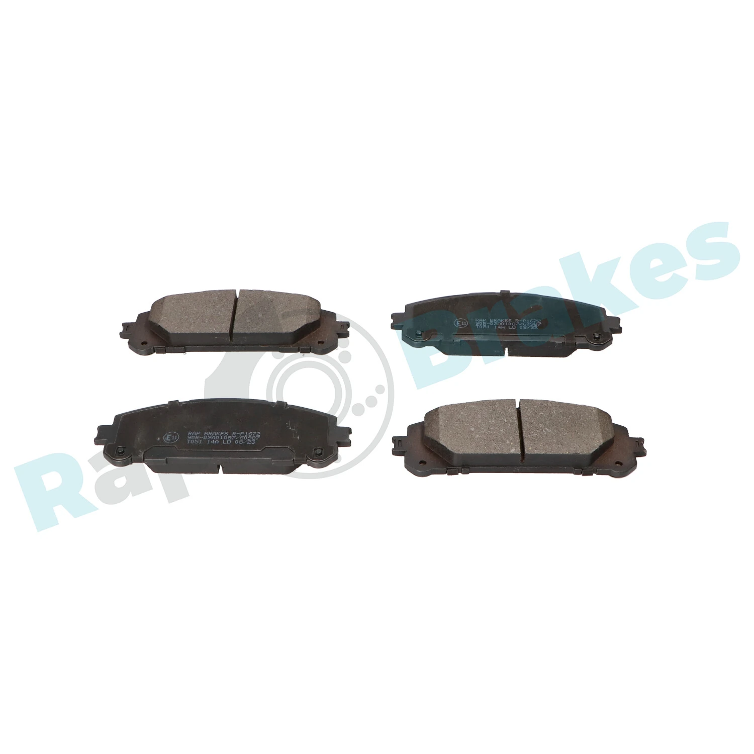 Brake Pad Set, disc brake R-P1672