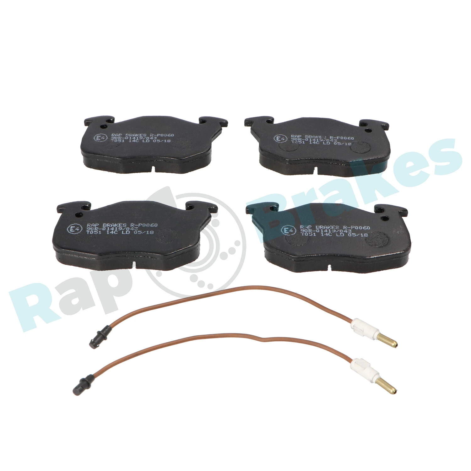 Brake Pad Set, disc brake R-P0060
