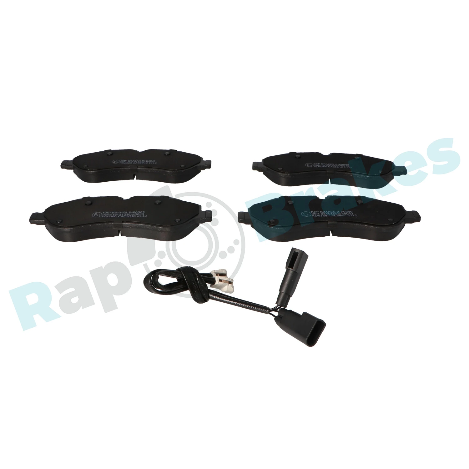 Brake Pad Set, disc brake R-P0809