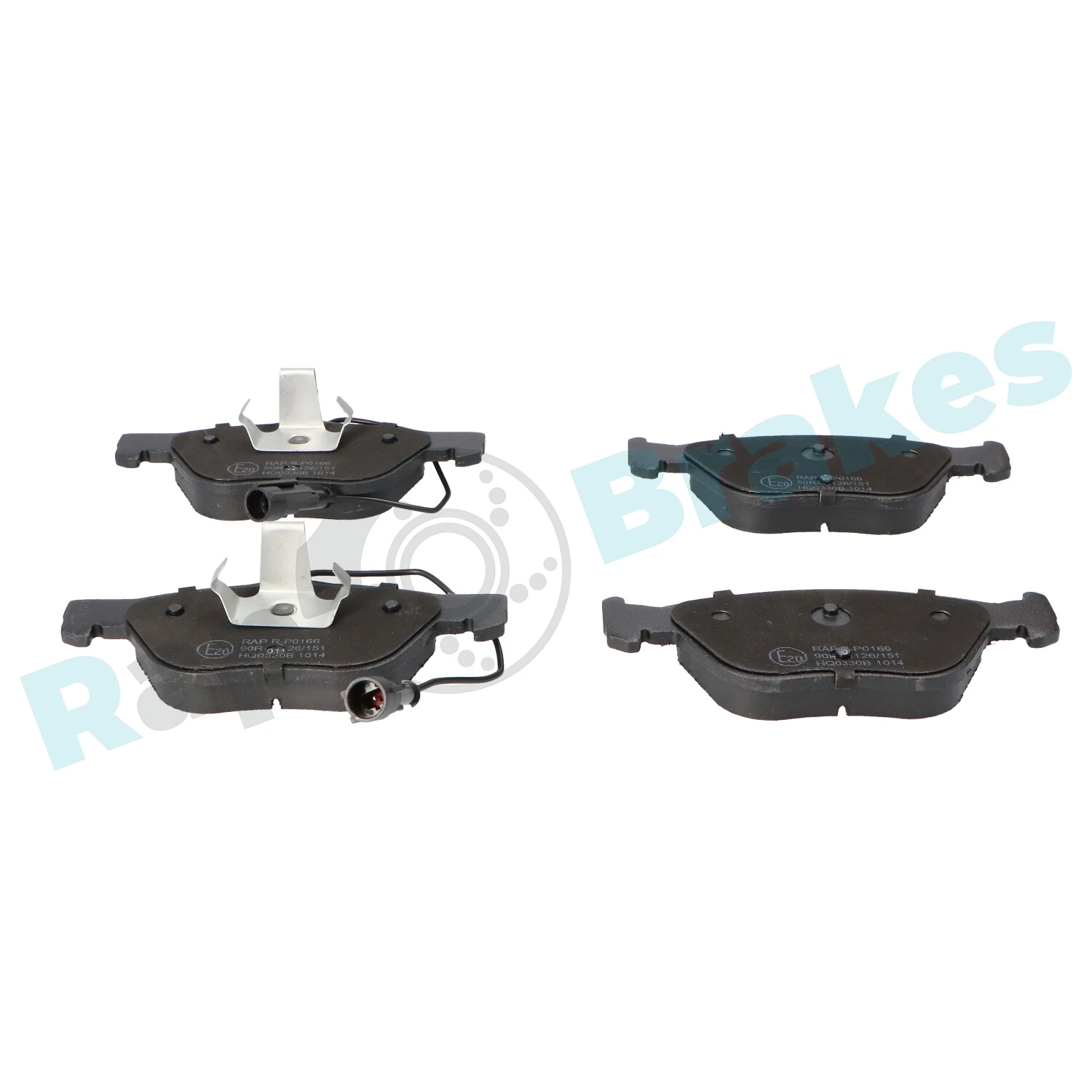 Brake Pad Set, disc brake R-P0166